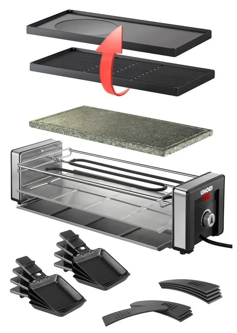 Раклетница Unold U48765 (Silver/Black) - 2