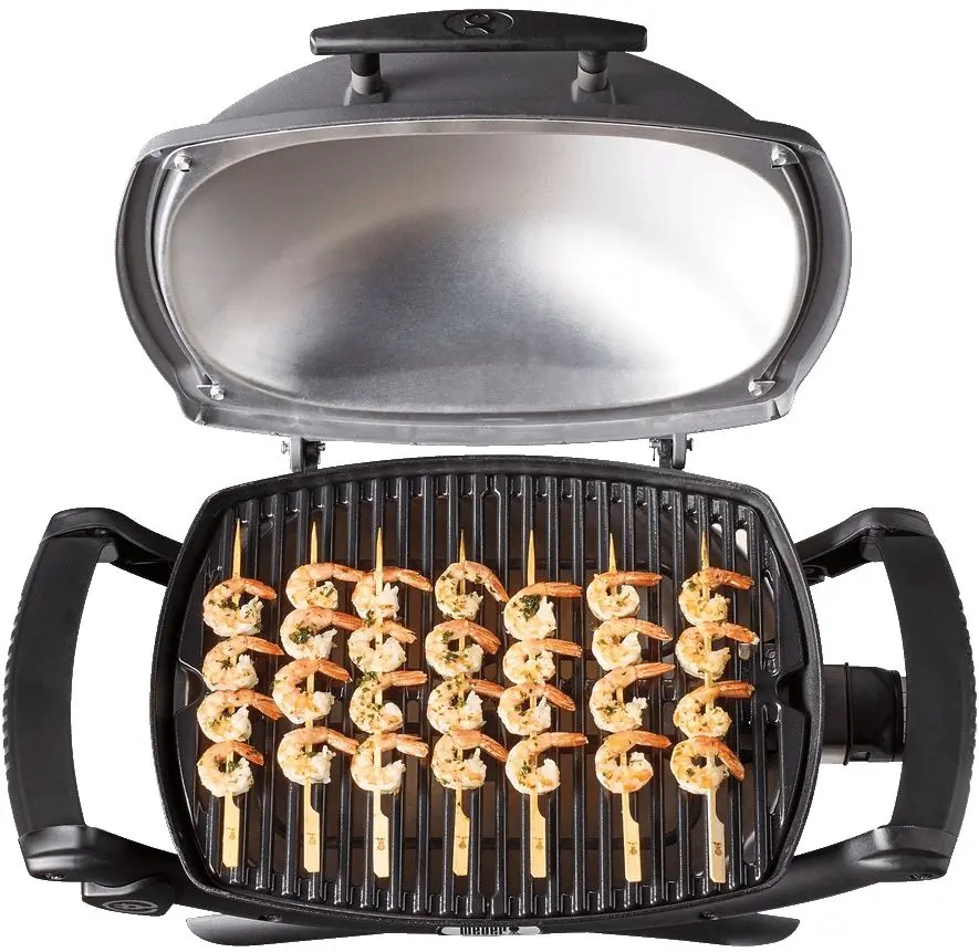 Gratar electric cu suport Weber Q 1400 (Dark Gray) - 3