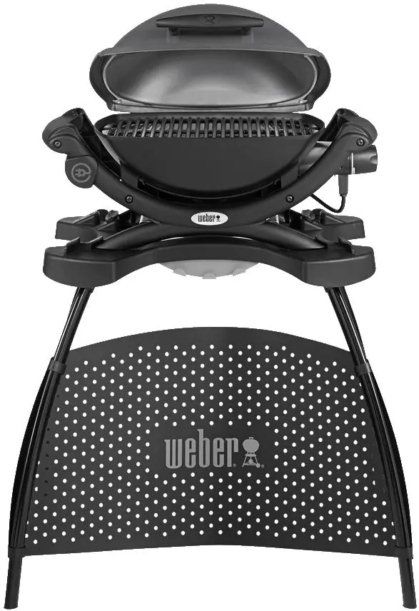 Gratar electric cu suport Weber Q 1400 (Dark Gray)