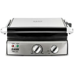 Grill electric Zass Proline Zpg 02 (Inox/Black)