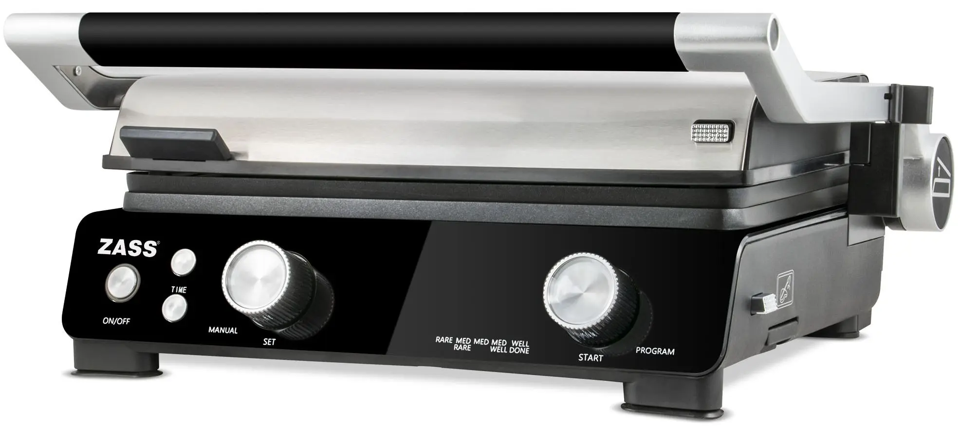 Электрогриль Zass ZDG 10 (Inox/Black)