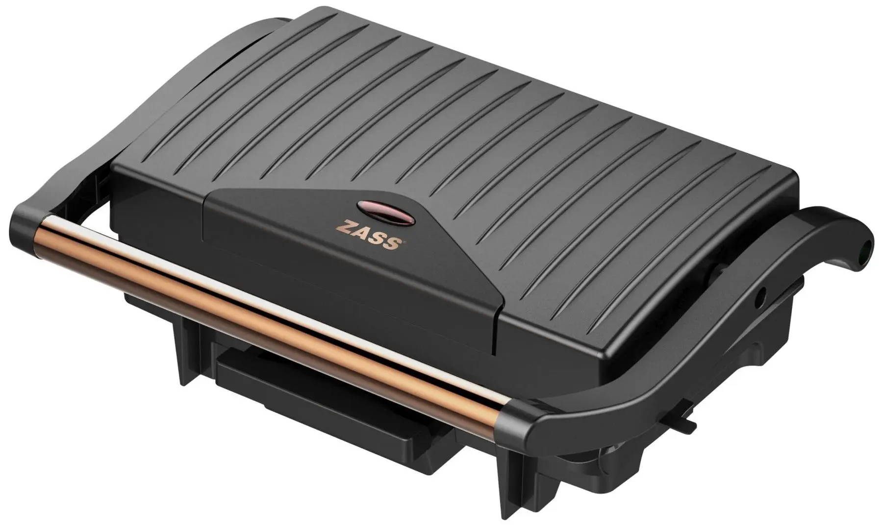 Grill electric Zass ZPG 20 (Black/Rose Gold)