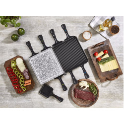 Gratar electric cu raclette Zilan ZLN8863 (Black/Inox) Thumb