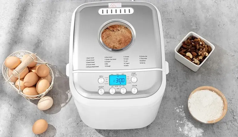 Masina de facut paine Crown CBM-6511 (White)