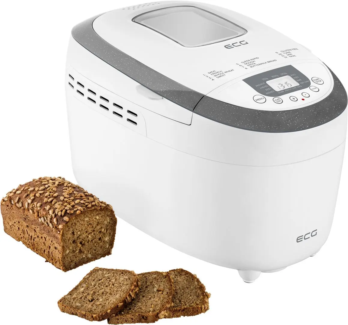 Masina de facut paine ECG PCB 82120 (White)