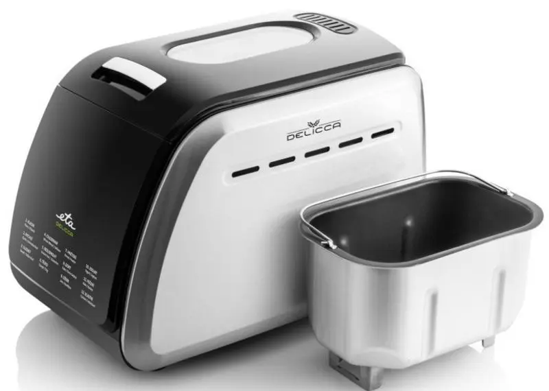 Mașină de făcut pâine ETA Delicca II 7149 90030 (Black/Silver)