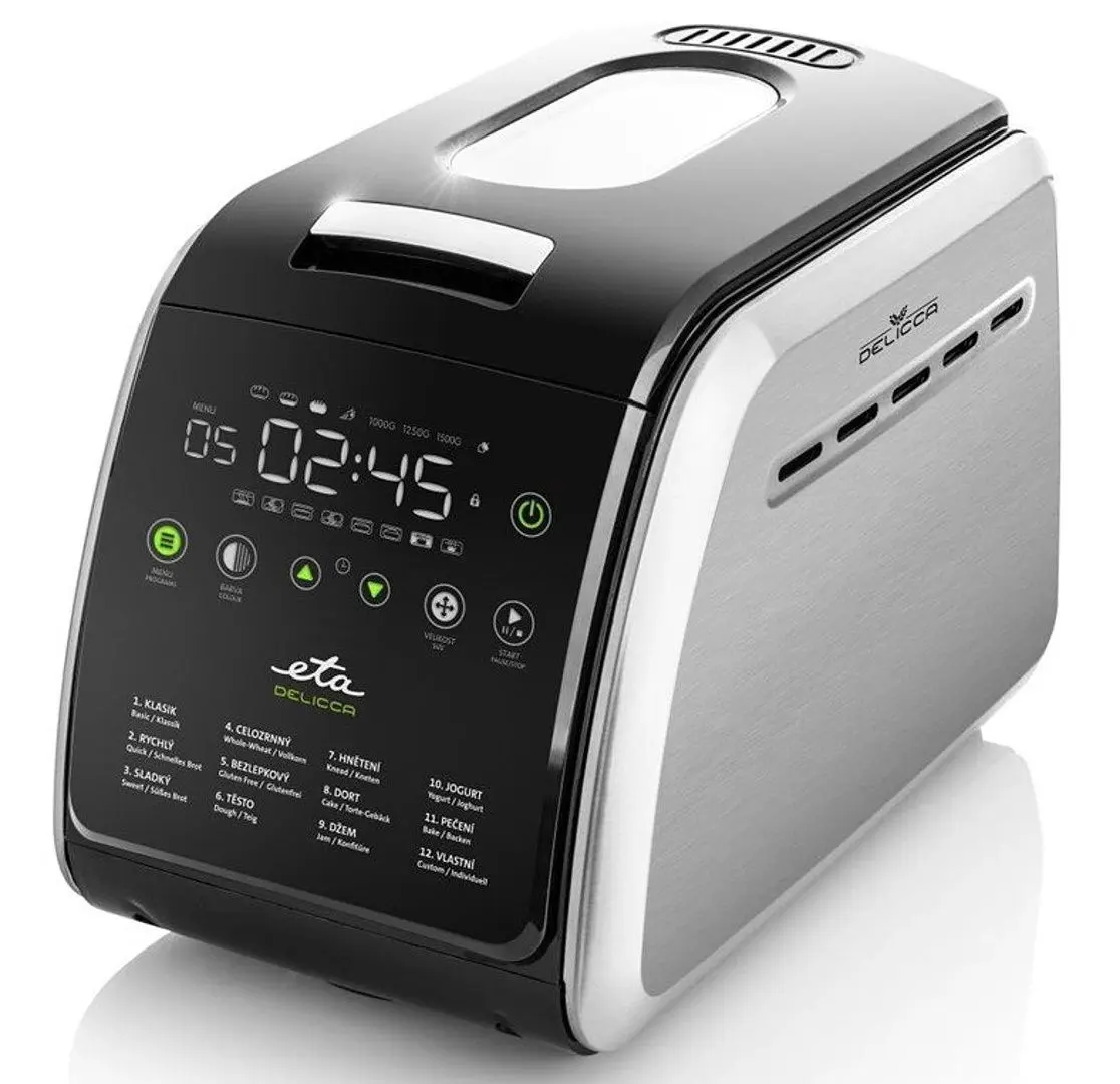 Mașină de făcut pâine ETA Delicca II 7149 90030 (Black/Silver)