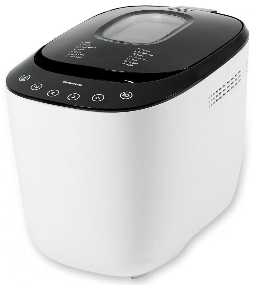 Masina de facut piine Heinner HBM-900WHBK (White/Black)