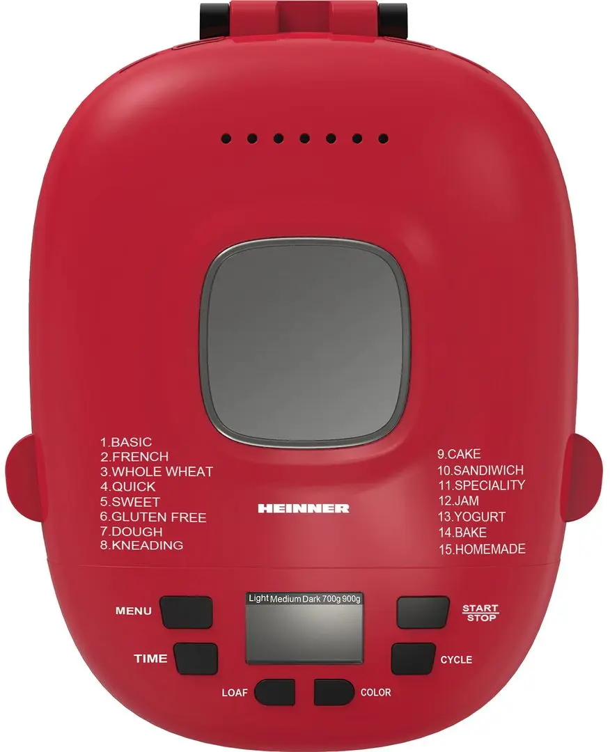 Хлебопечка Heinner PastryChef 550 HBM-915BKR (Black/Red)