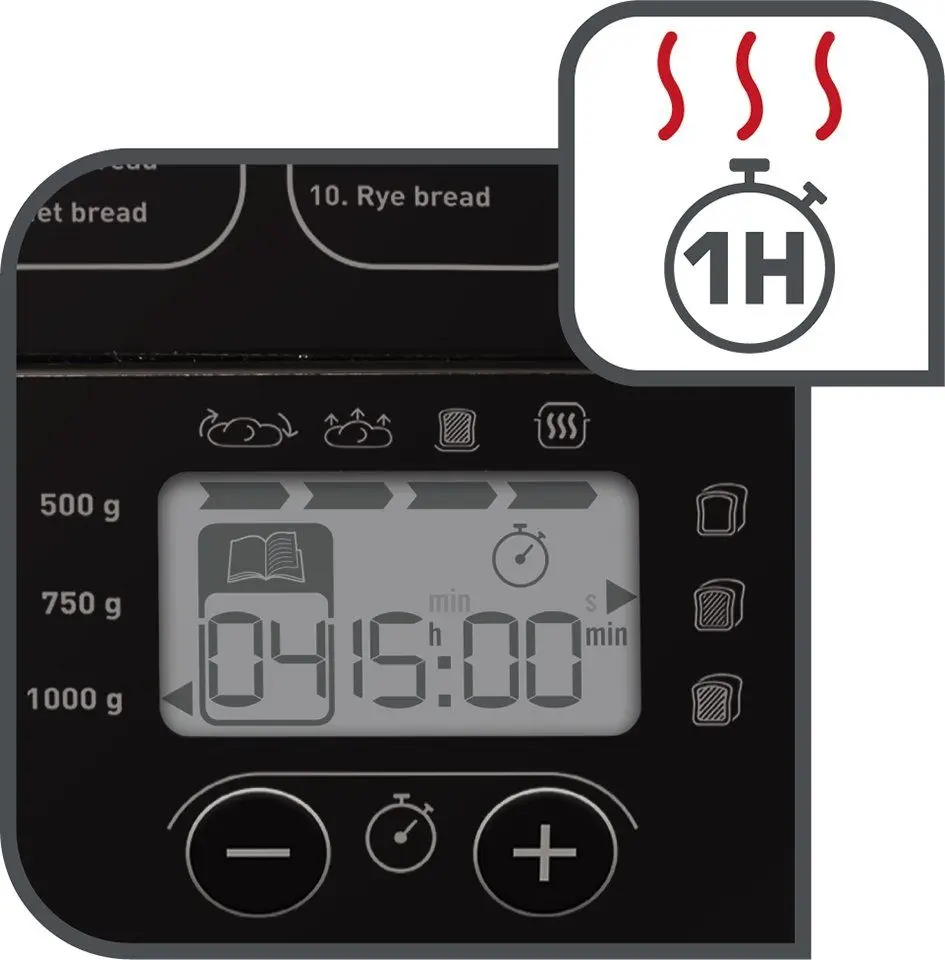 Masina de facut paine Tefal Pain Plaisir PF220838 (Black)