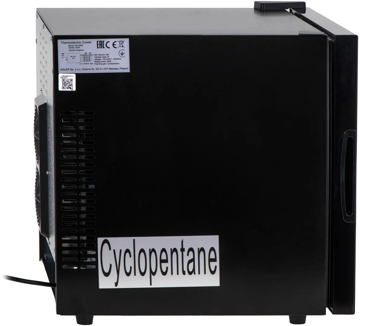 Frigider minibar Adler AD 8088 (Black)