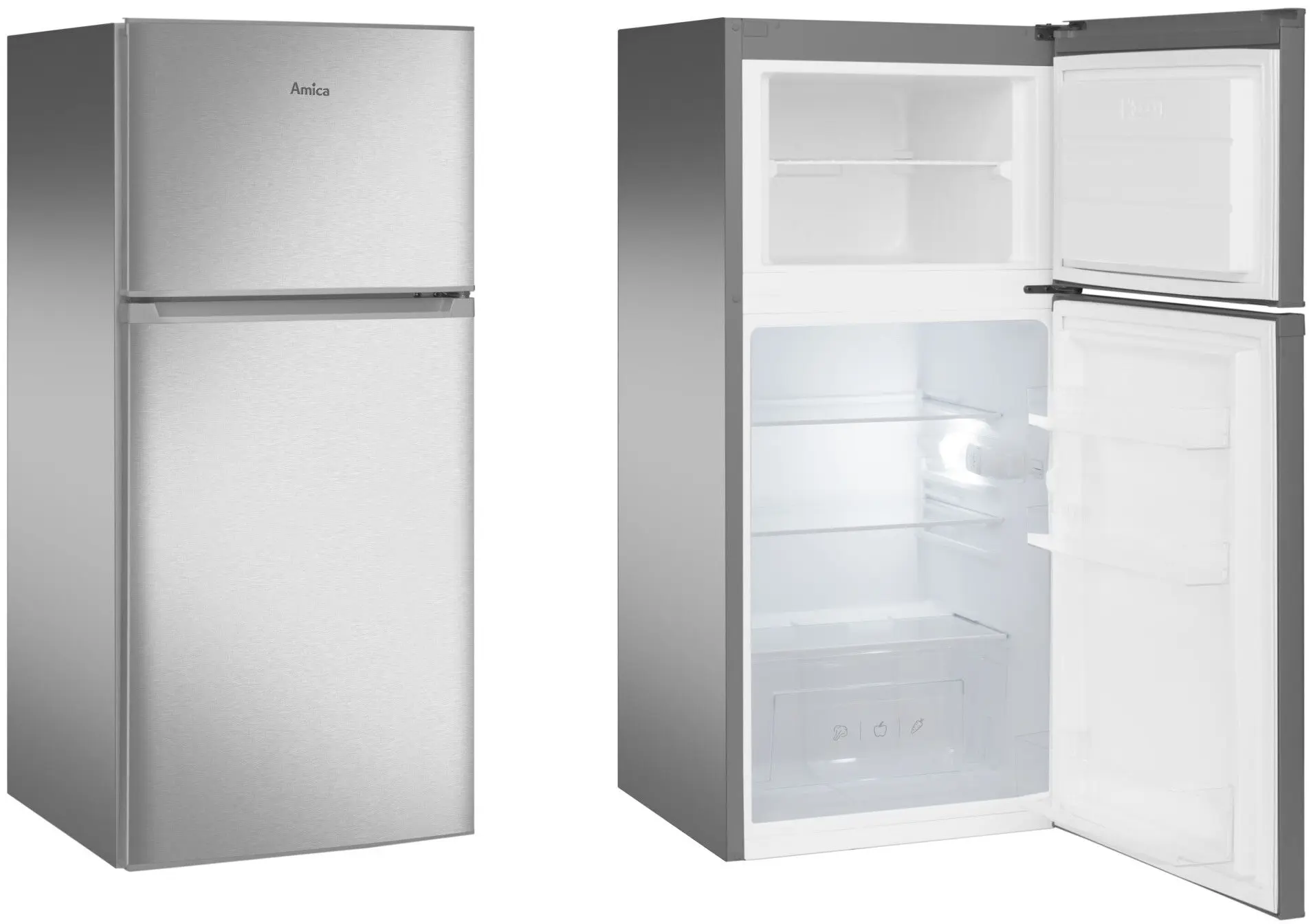 Frigider Amica FD2015.4X(E) (Inox)