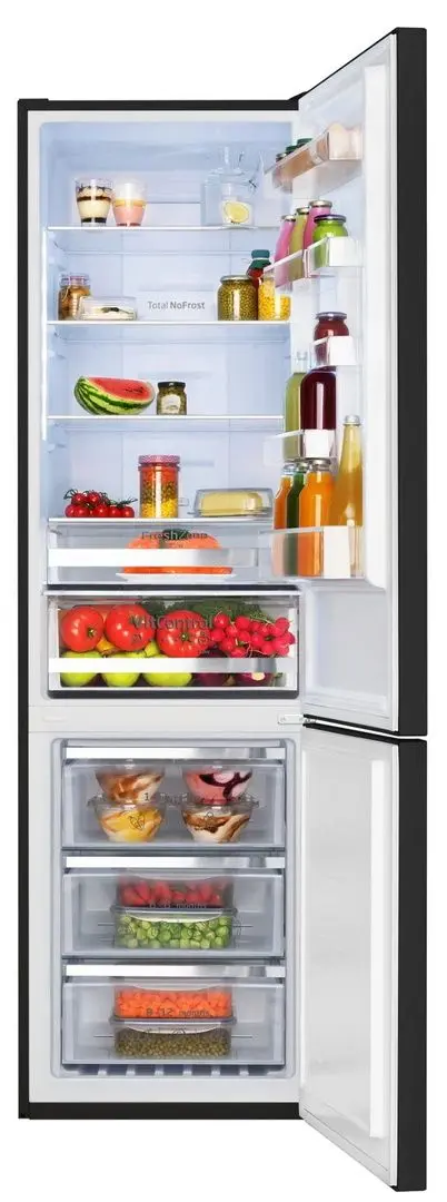 Холодильник Amica FK3776.2DFZHC (Black)