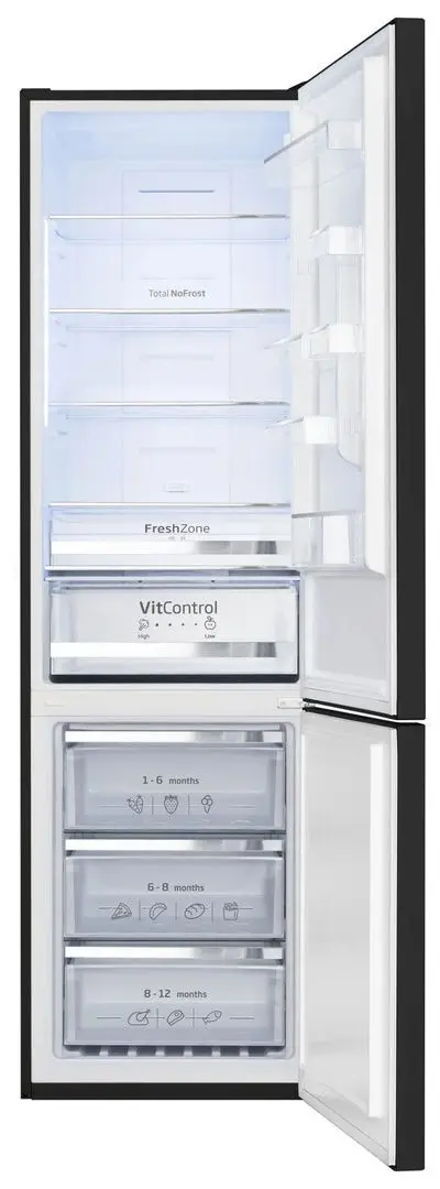 Холодильник Amica FK3776.2DFZHC (Black)