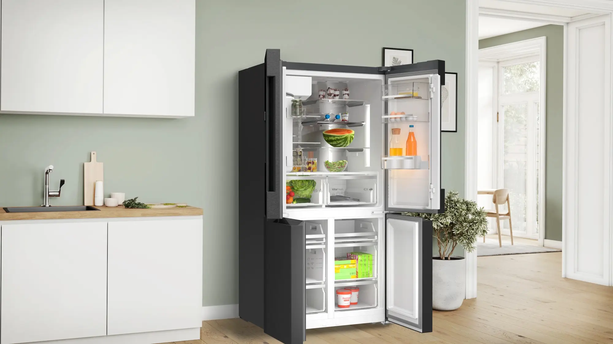 Холодильник Bosch KFI96AXEA (Black) - 5