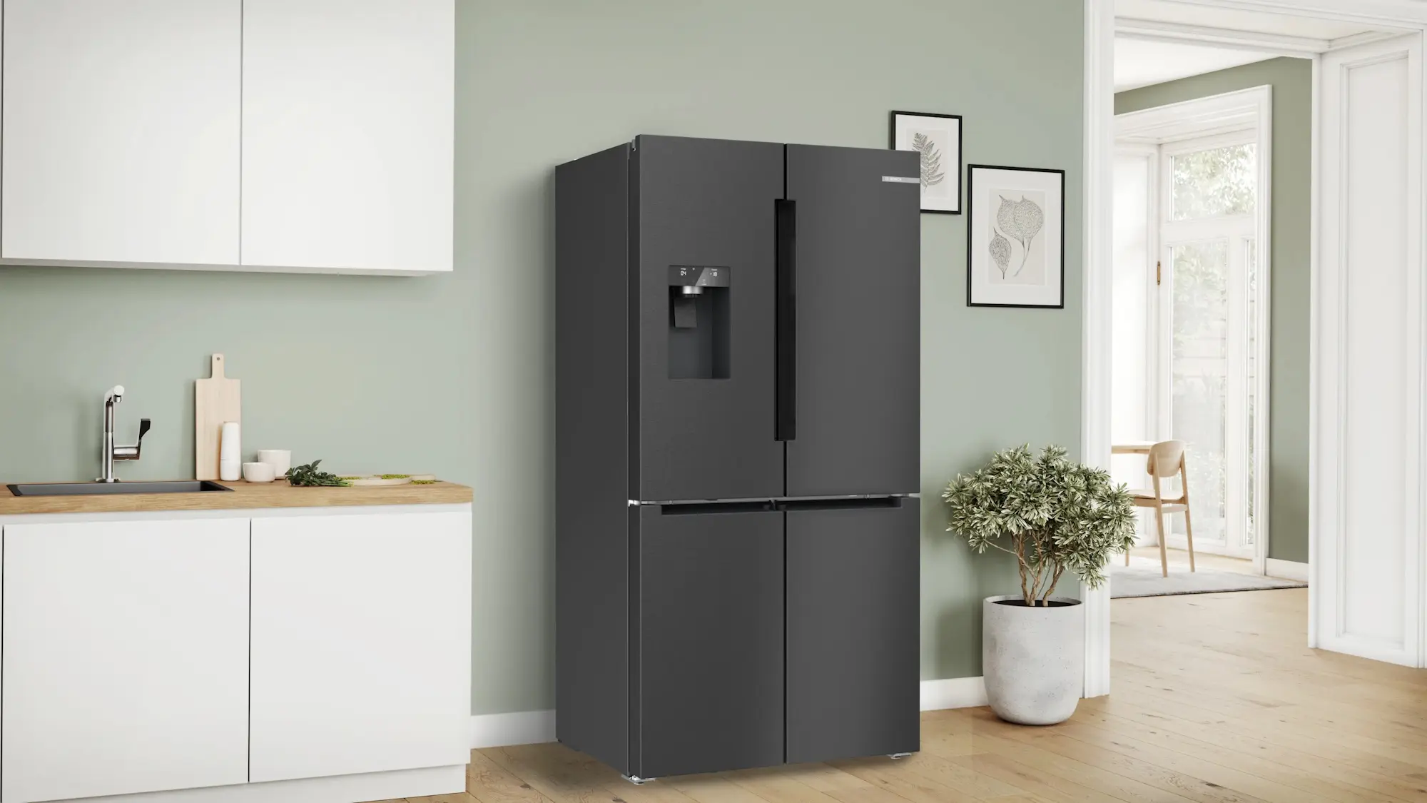 Холодильник Bosch KFI96AXEA (Black) - 6