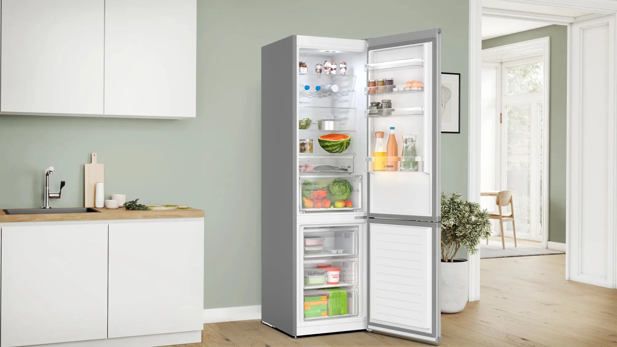 Холодильник Bosch KGN397LDF (Inox) - 2