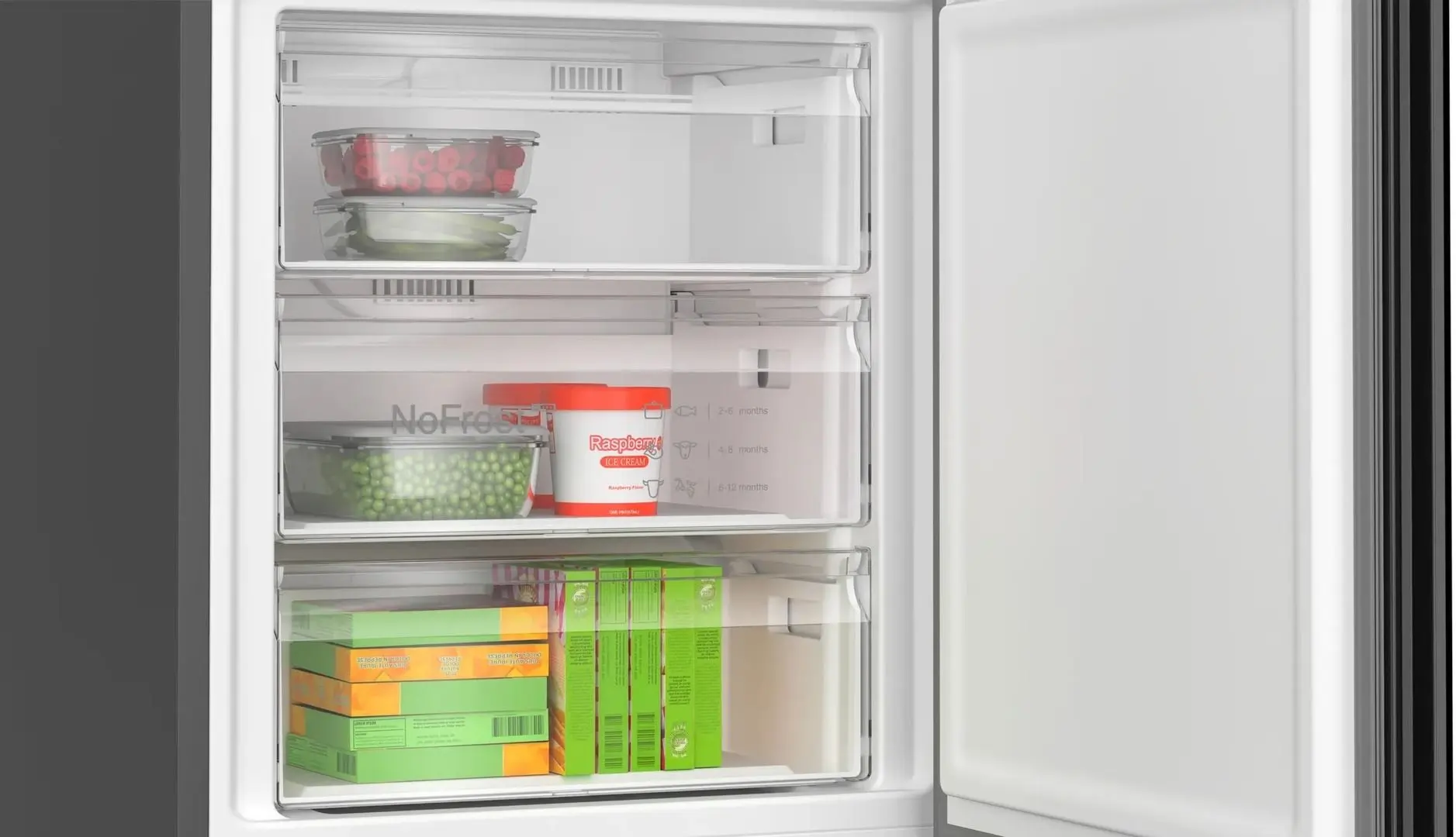 Frigider Bosch KGN49LBCF (Black)