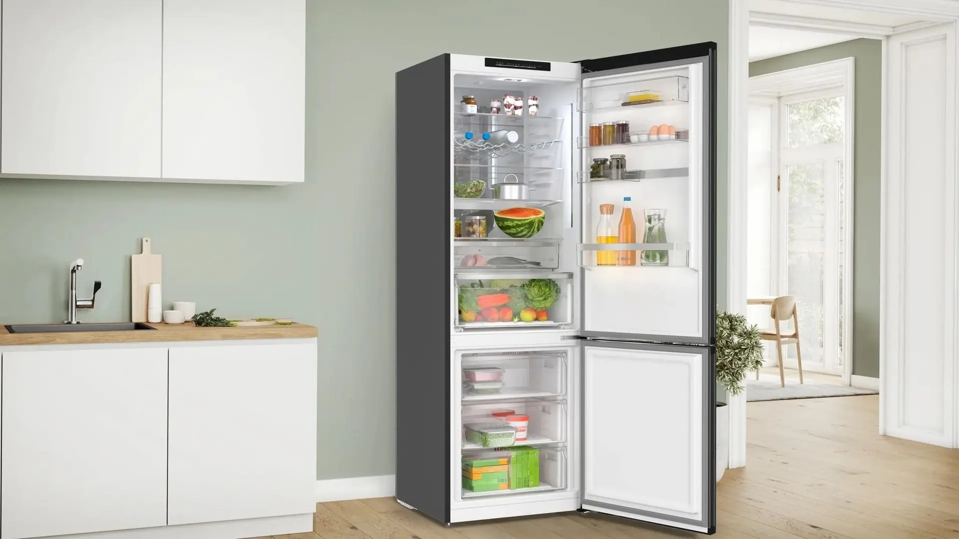 Frigider Bosch KGN49LBCF (Black)