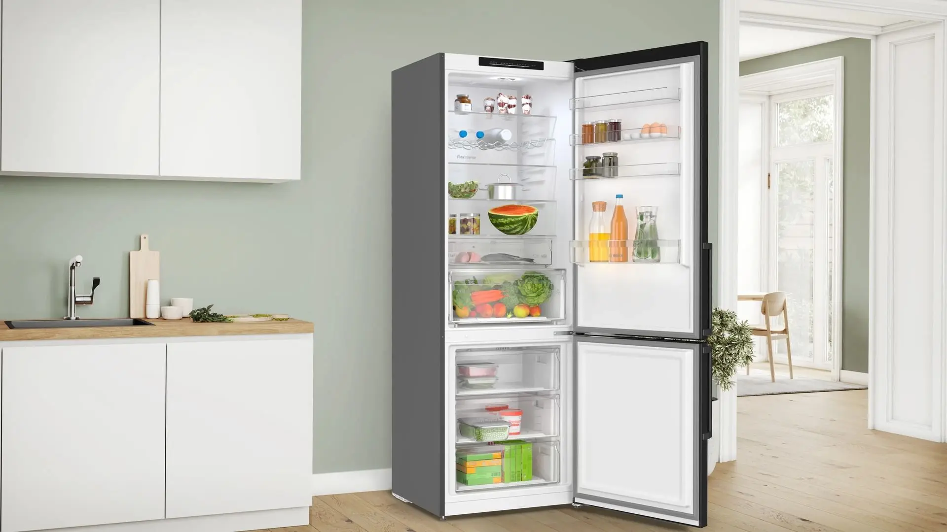 Frigider Bosch KGN49VXDT (Black)