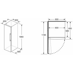 Холодильник Bosch KSV36FIEP (Inox) Thumb