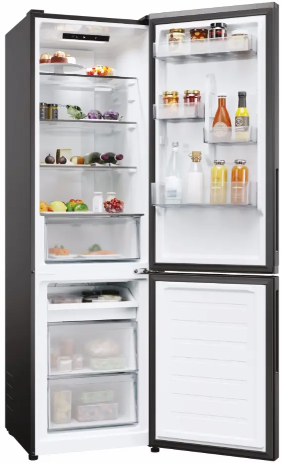 Frigider Candy City Fresco 300 CNCQ2T518EB (Black) - 3