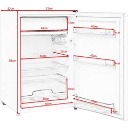 Frigider Costway FP10064DE-WH (White) Thumb