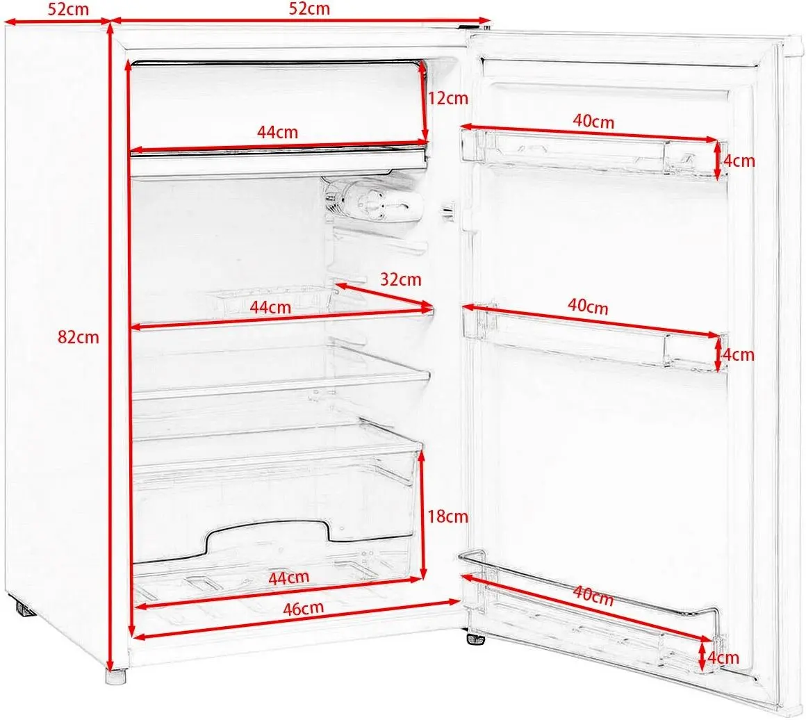 Frigider Costway FP10064DE-WH (White) - 6