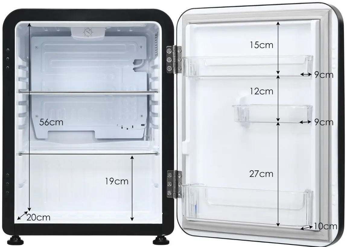 Frigider Costway EP24437DE-BK (Black) - 2