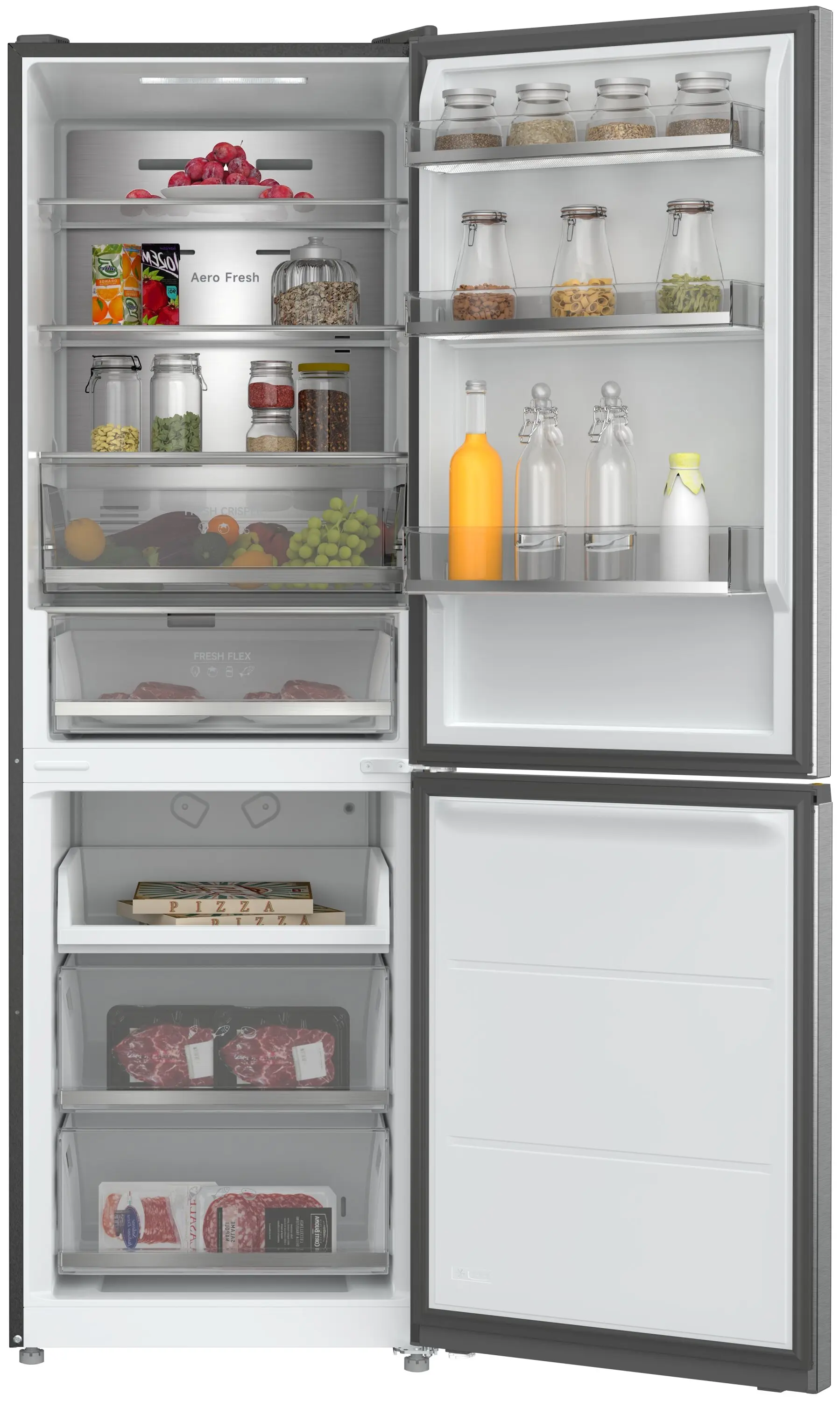 Холодильник Dreame Combi MegaPro 1.85M-C DRB400WMBCEU (Silver) - 3