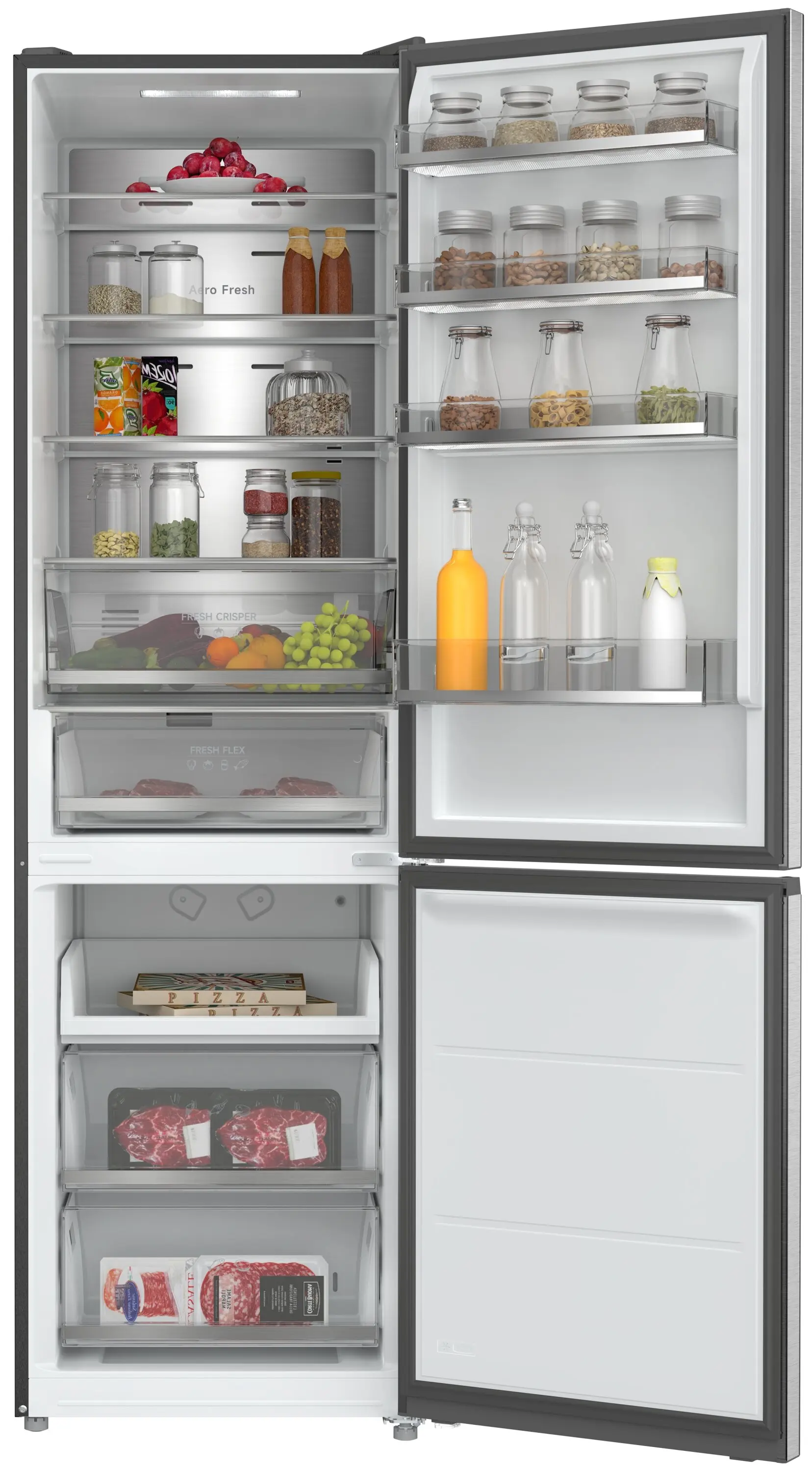 Холодильник Dreame Combi MegaPro 2M-C DRB450WMBCEU (Silver) - 3