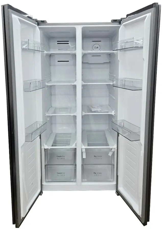 Frigider Eurolux SBS501WPDX (Grey)