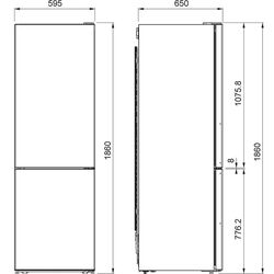 Frigider Franke FCB 340 NF XS E (Inox Satinat) Thumb