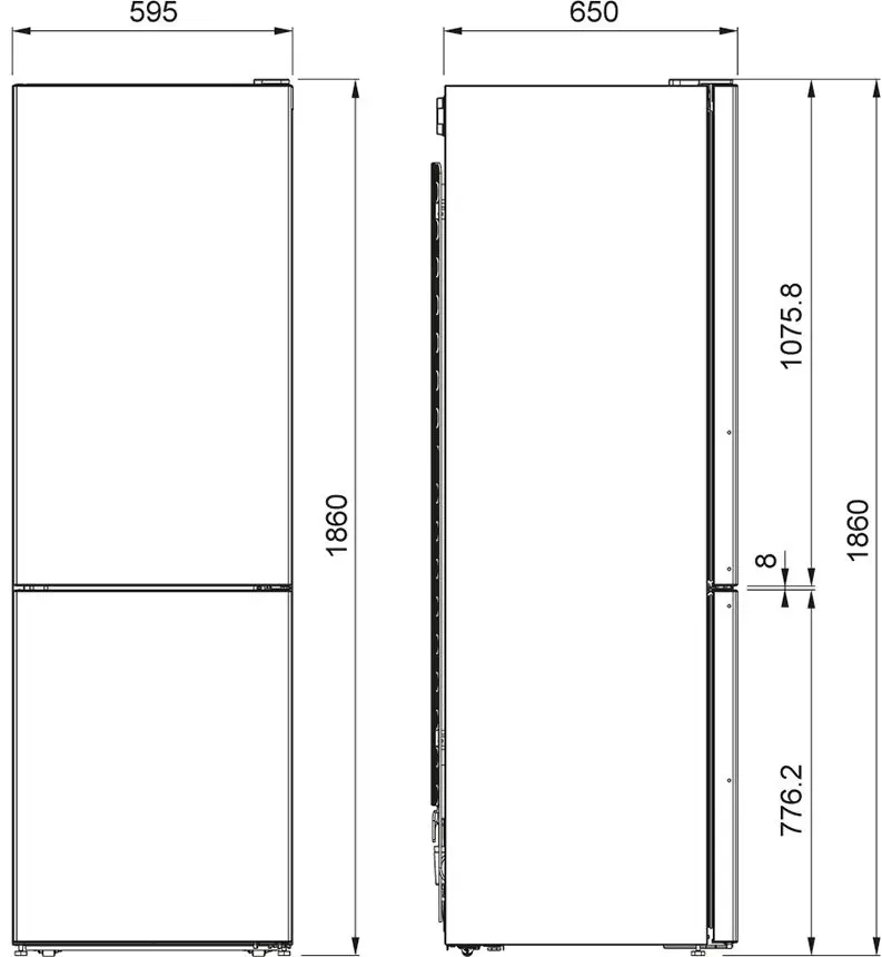 Frigider Franke FCB 340 NF XS E (Inox Satinat)