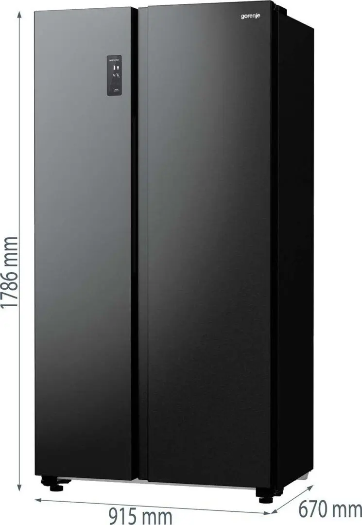 Frigider Gorenje NRR9185EABXL (Black)