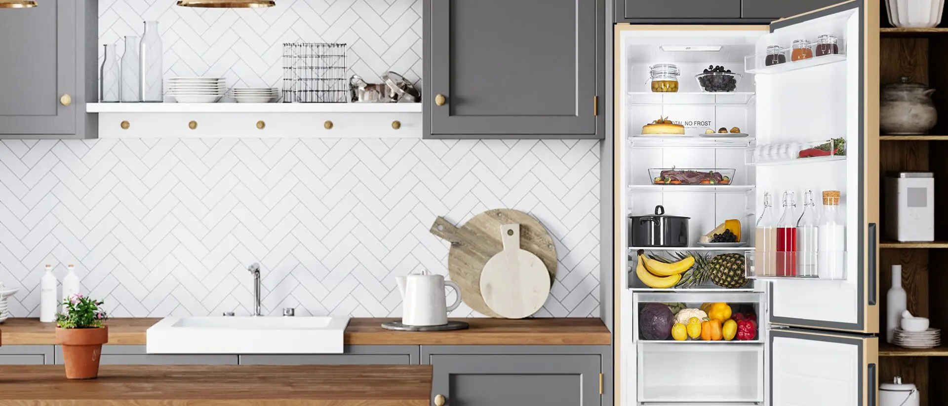 Frigider Haier CEF535AGG (Golden)