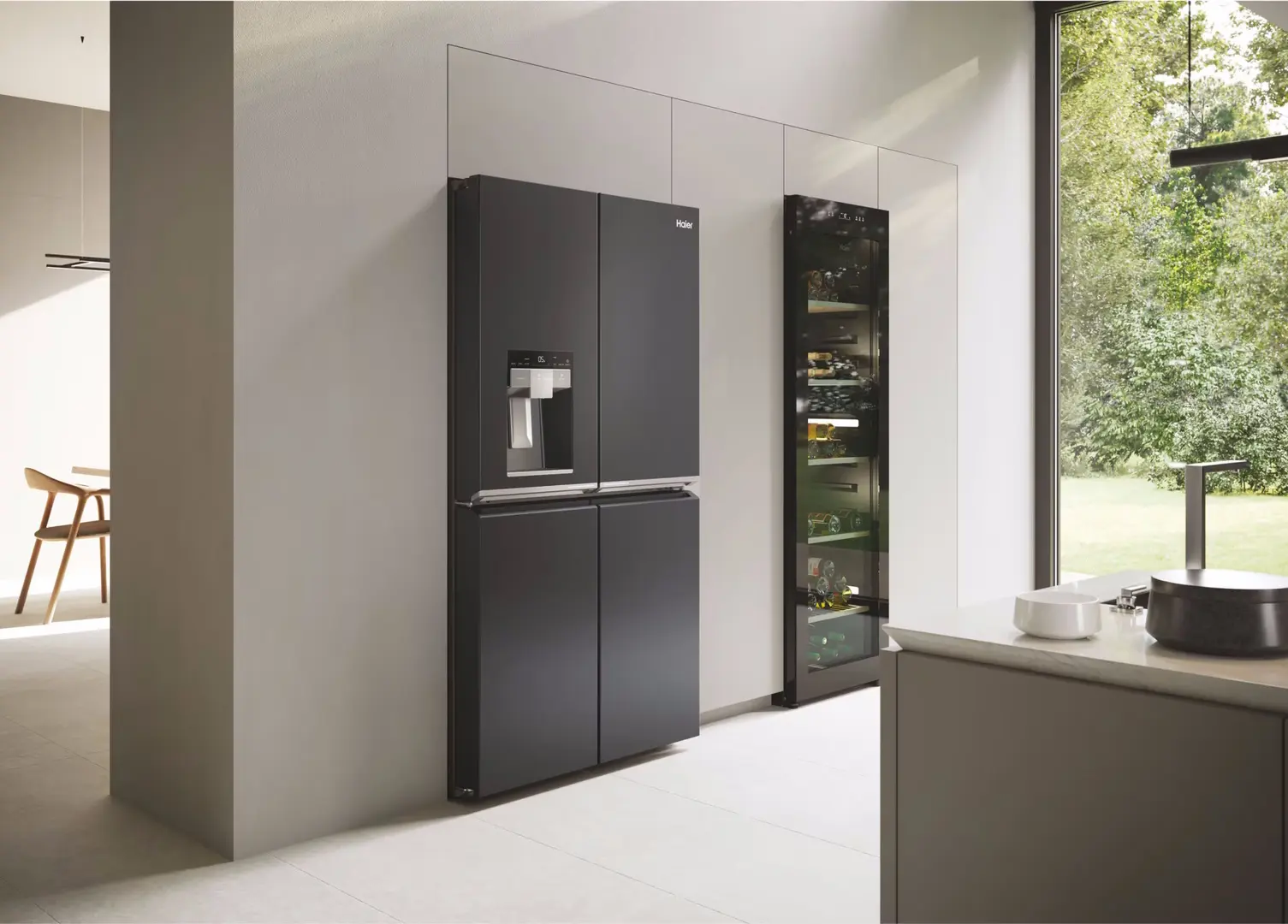 Frigider Haier Cube 90 Series 7 HCR7918EIMB (Black)