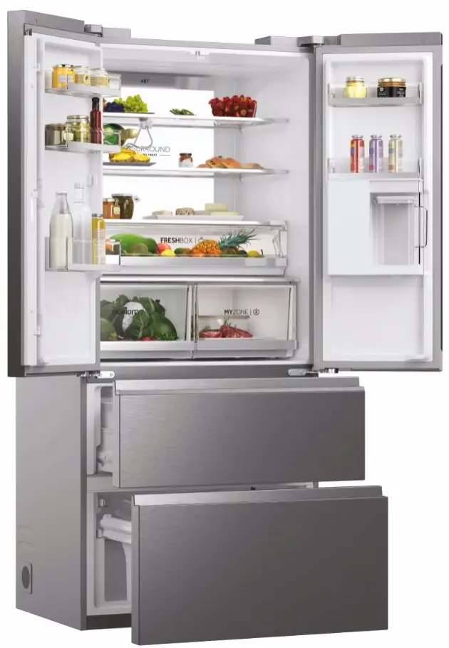 Frigider Haier FD 83 Multidoor HSR5918DWMP (Platinum Inox)