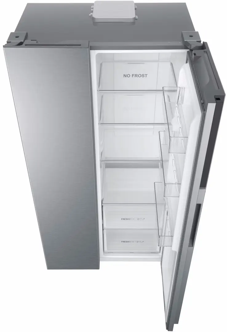 Frigider Haier SBS 90 Series 3 HSR3918ENPG (Silver)