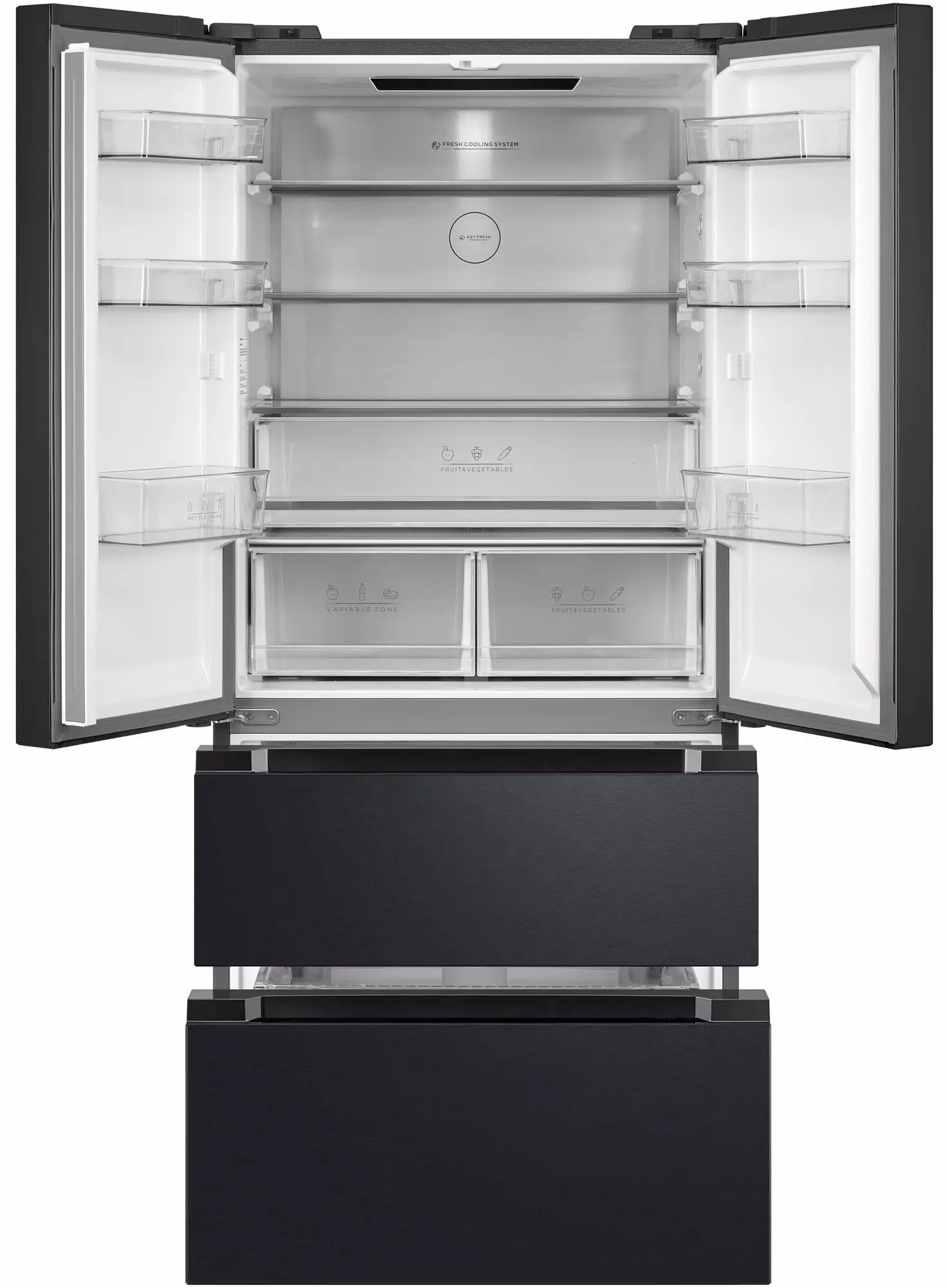 Frigider Heinner HCFD-M516INVHDXE++ (Dark Inox)