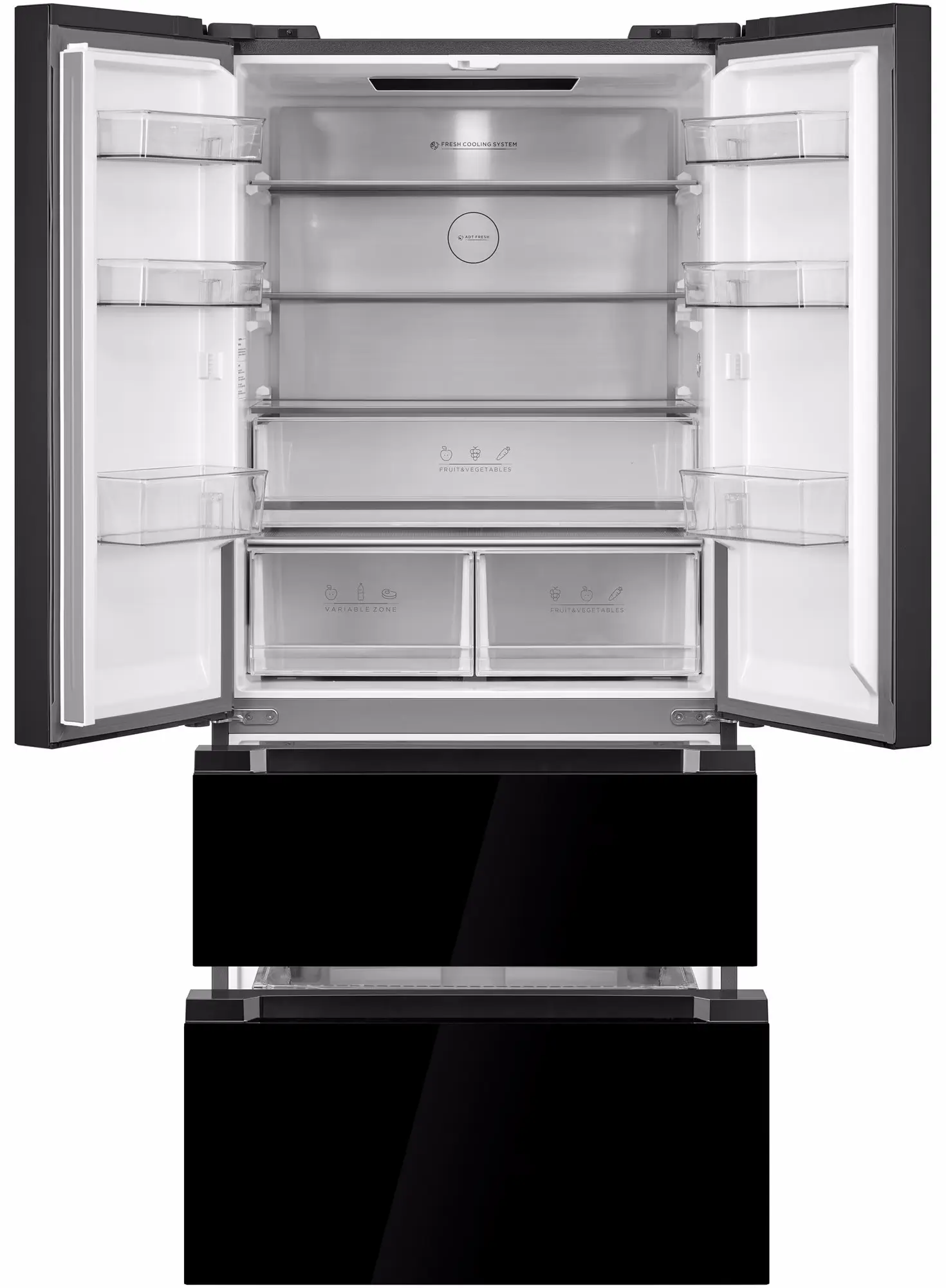 Frigider Heinner HCFD-M516INVHGBKE++ (Black)