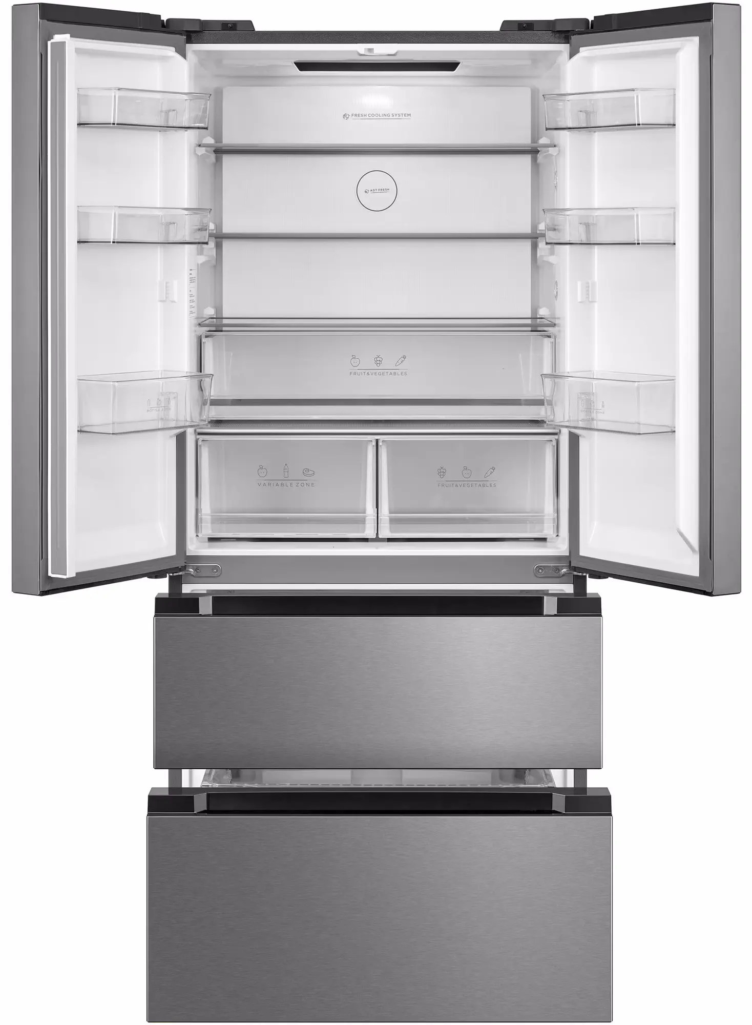 Frigider Heinner HCFD-M516INVXE++ (Inox)