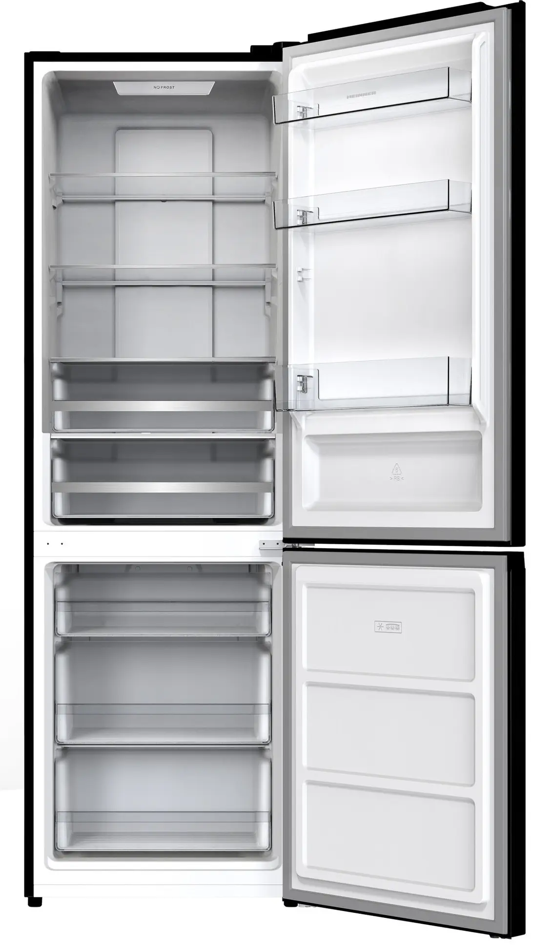 Frigider Heinner HCNF-HM400DINVGBKE++ (Black) - 2