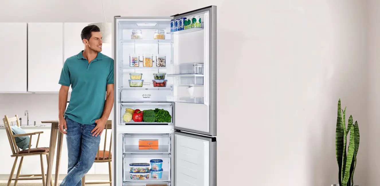 Frigider Heinner HCNF-HS304XWDE++ (Inox) - 3