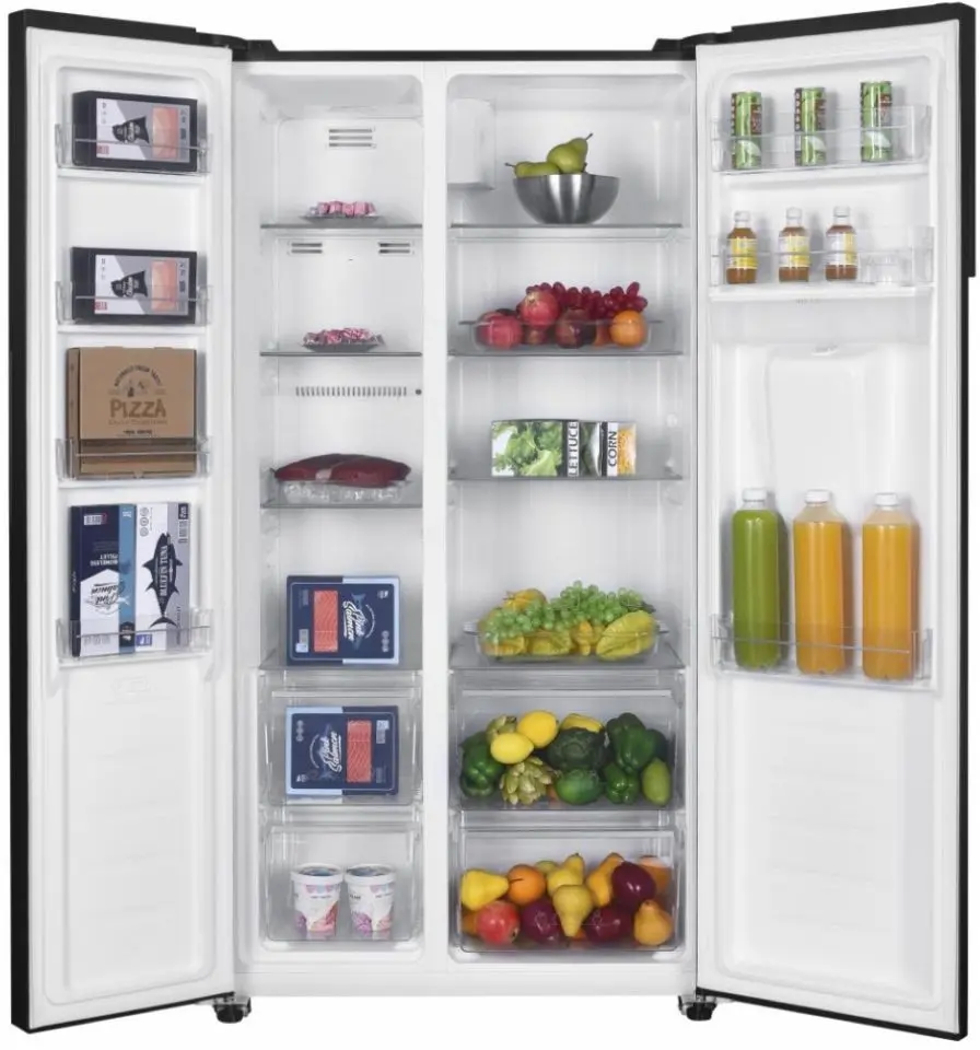 Frigider Heinner HSBS-H439NFBKWDE++ (Black)