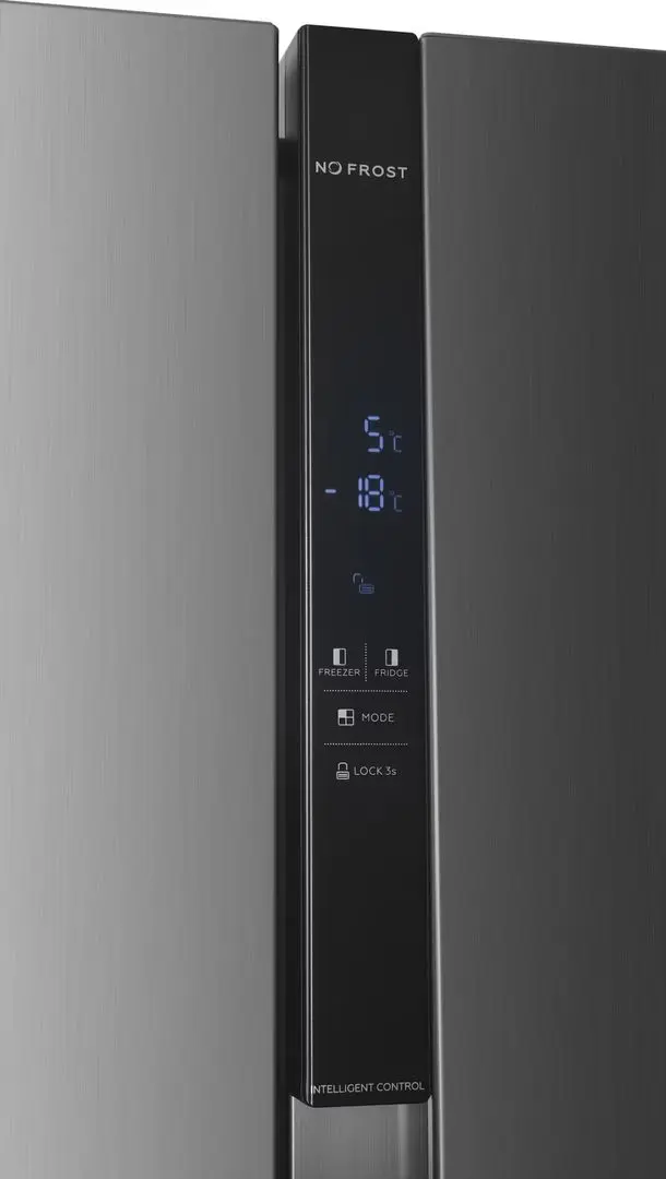 Frigider Heinner HSBS-H439NFXWDE++ (Inox)