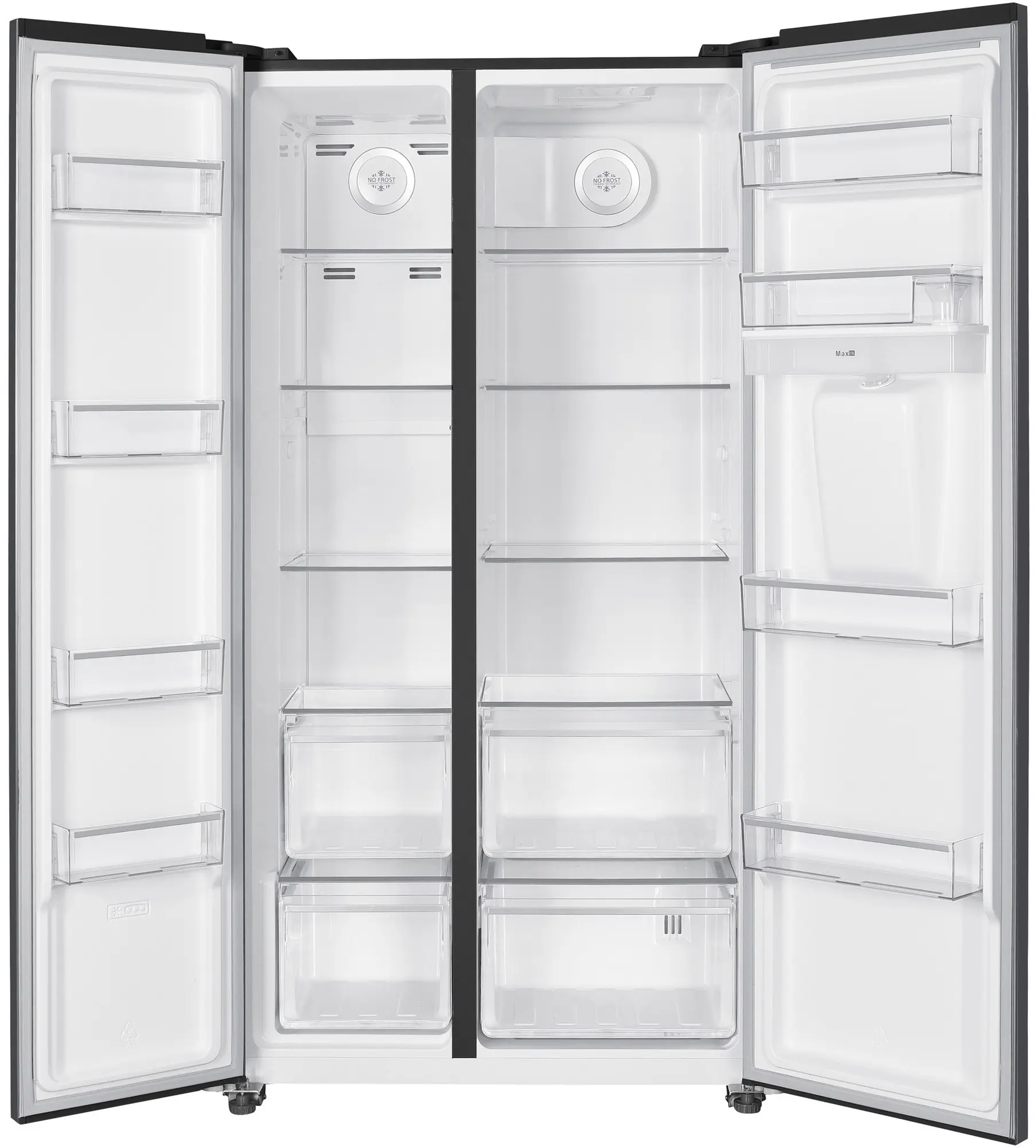 Frigider Heinner HSBS-HM439NFINVDGWDE++ (Anthracite) - 2