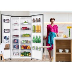 Холодильник Heinner HSBS-HM442NFGBKE++ (Black) Thumb