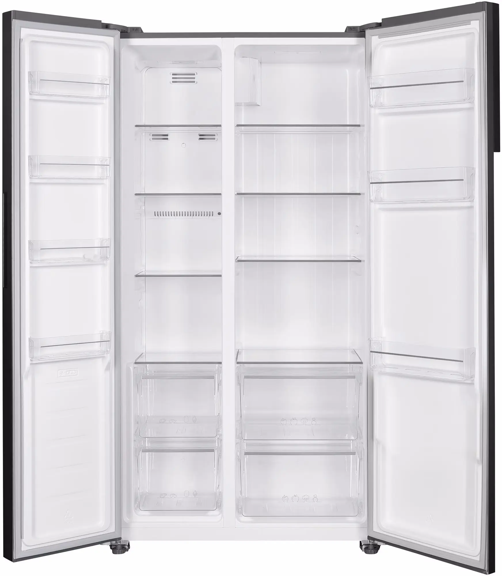 Холодильник Heinner HSBS-HM442NFINVXD (Inox) - 2