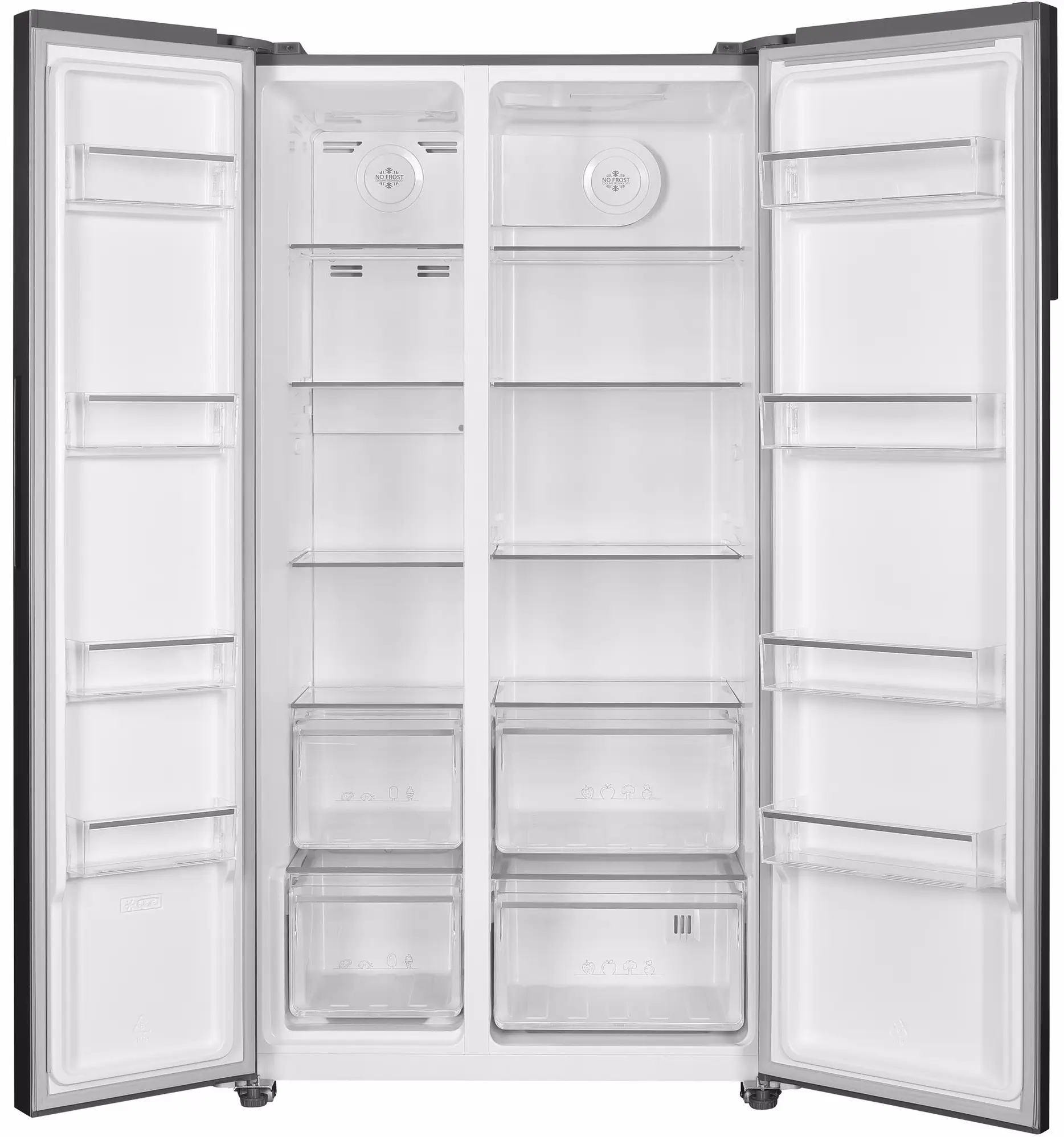 Frigider Heinner HSBS-HM532NFINVXD (Inox)